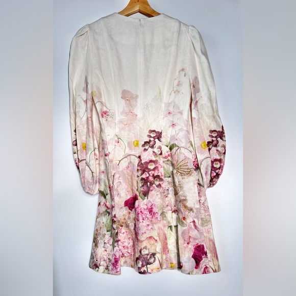 Zimmermann Dancer Hummingbird Mini Dress - Picture 3 of 5